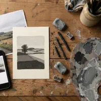 Como fazer um estudo de valores antes de pintar