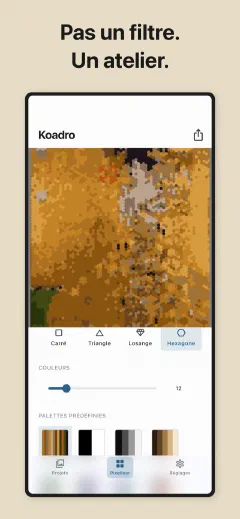 Koadro: Pas un filtre. Un atelier.