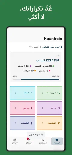 Kountrain: عُدّ تكراراتك، لا أكثر.