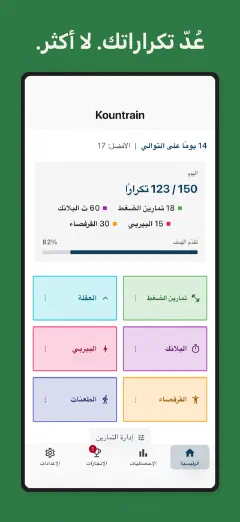 Kountrain: عُدّ تكراراتك. لا أكثر.