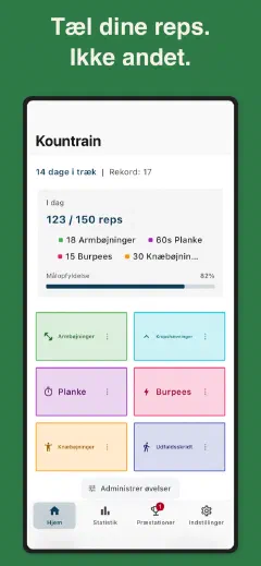 Kountrain: Tæl dine reps. Ikke andet.