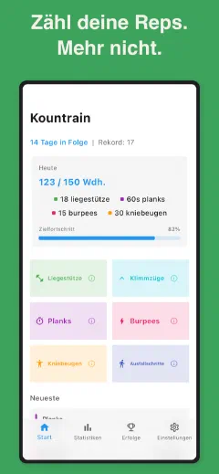 Kountrain: Zähl deine Reps. Mehr nicht.