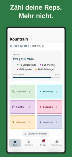 Kountrain: Zähl deine Reps. Mehr nicht.