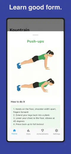 Kountrain: Learn good form.