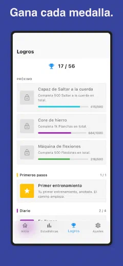 Kountrain: Gana cada medalla.