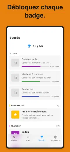 Kountrain: Débloquez chaque badge.