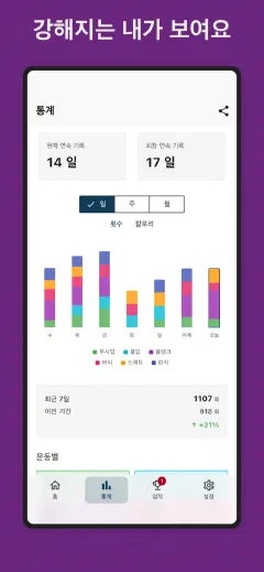 Kountrain: 강해지는 내가 보여요