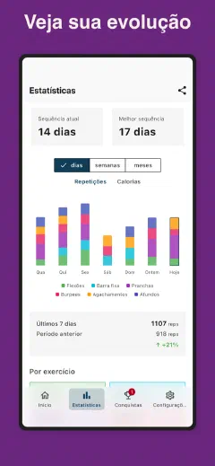 Kountrain: Veja sua evolução