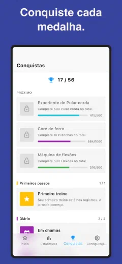 Kountrain: Conquiste cada medalha.