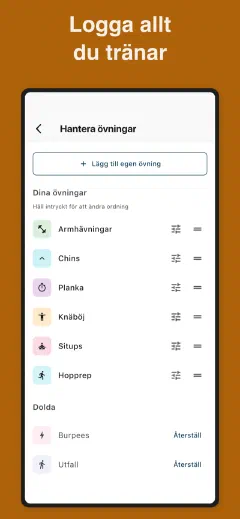 Kountrain: Logga allt du tränar