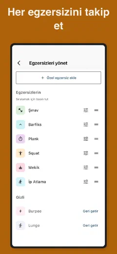 Kountrain: Her egzersizini takip et