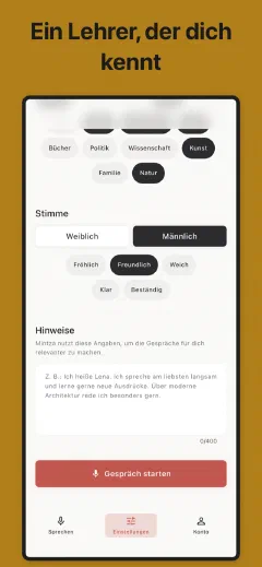 Mintza: Ein Lehrer, der dich kennt