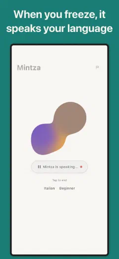 Mintza: When you freeze, it speaks your language