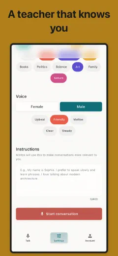 Mintza: A teacher that knows you