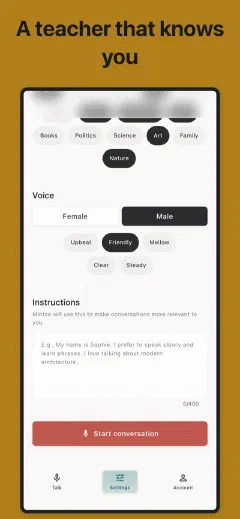 Mintza: A teacher that knows you