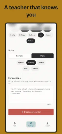 Mintza: A teacher that knows you