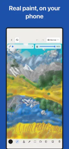 Trazu: Real paint, on your phone