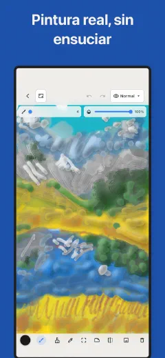 Trazu: Pintura real, sin ensuciar