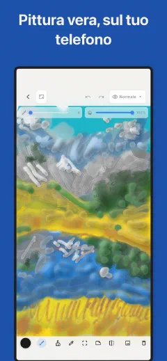Trazu: Pittura vera, sul tuo telefono