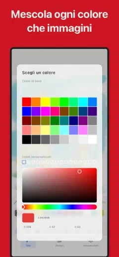 Trazu: Mescola ogni colore che immagini