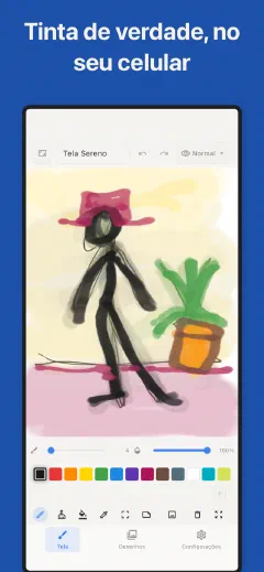 Trazu: Tinta de verdade, no seu celular