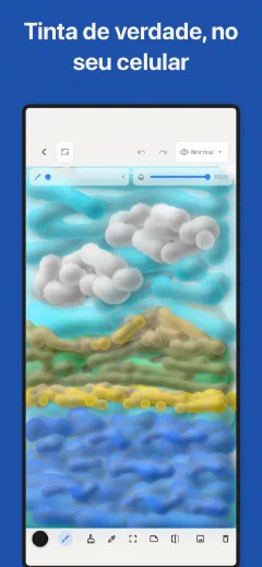 Trazu: Tinta de verdade, no seu celular