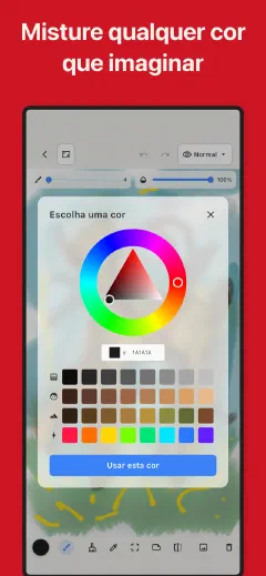 Trazu: Misture qualquer cor que imaginar