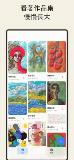 Trazu: 看著作品集 慢慢長大