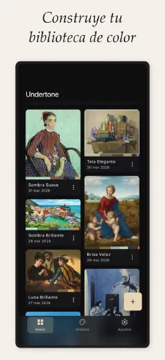 Undertone: Construye tu biblioteca de color